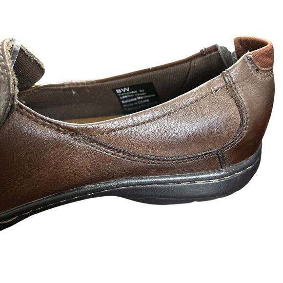 Cobb Hill by New Balance Womens Paulette Leather Brown Comfort Loafers sz 8 W - Picture 7 of 16